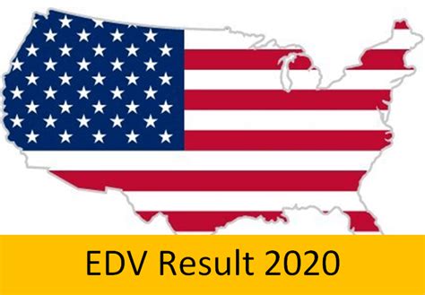 Electronic Diversity Visa (EDV) Result 2020 has been .